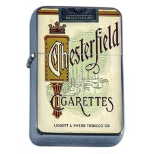 Chesterfield Calligraphy Vintage Cigarette Oil Lighter