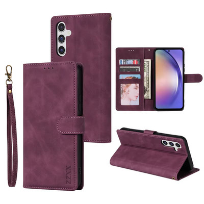 Wallet Card Framework Magnetic Flip Leather Case for Samsung Galaxy A03 A04S A12