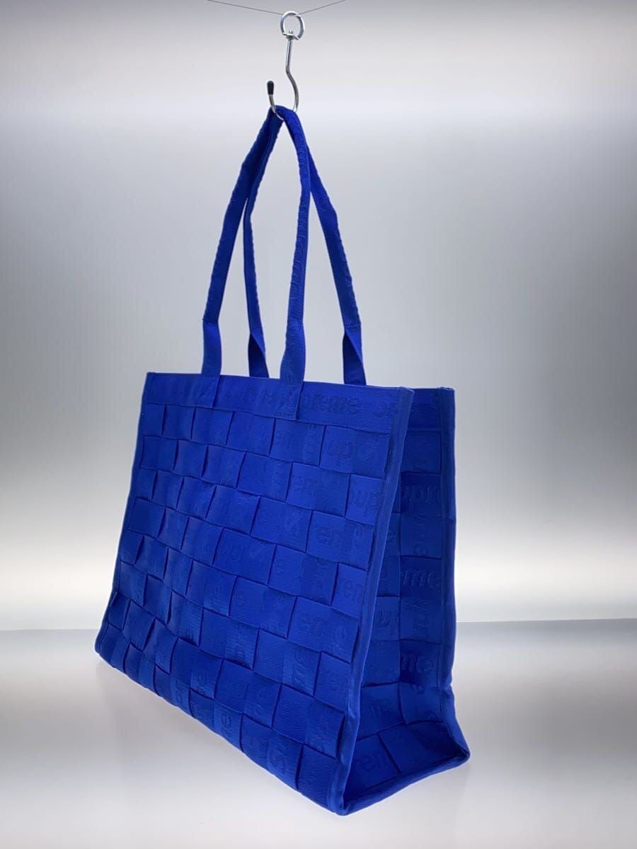 Supreme Tote Bag 24SS Woven Royal Polyester Blue Used | eBay