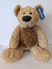 Toys R Us Brown Curly Teddy Bear Plush 24" Large Stuffed Animal Collectible 2013