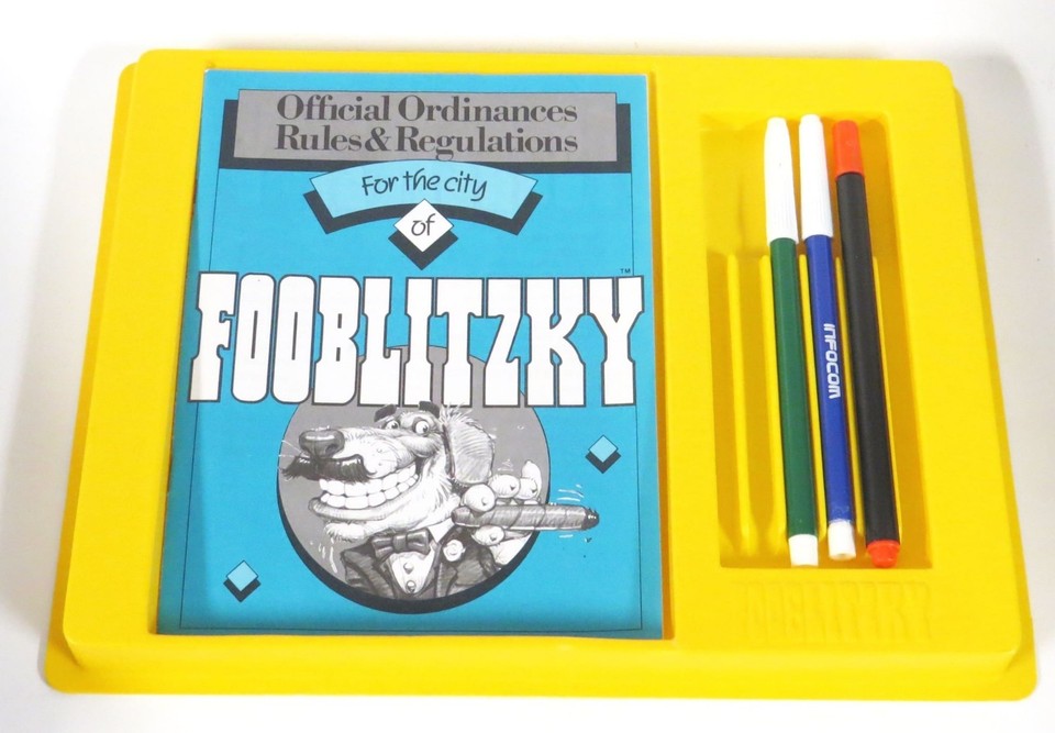 Fooblitzky Atari Infocom Inserts Only Box Tested No Floppy Disk Game | eBay