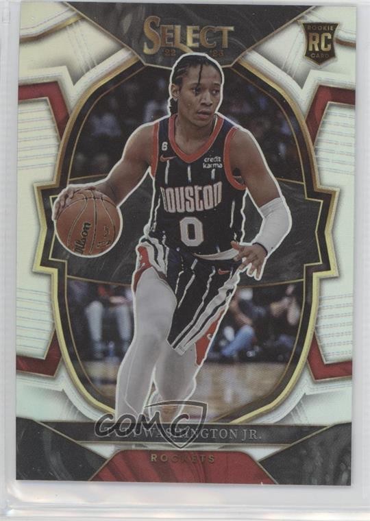 2022 Panini Select Concourse Silver Prizm TyTy Washington Jr #70 Rookie RC 11es