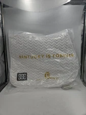 Kentucky Horsewear Saddle Pad Fishbone Competition With 2 Numbers. Full size