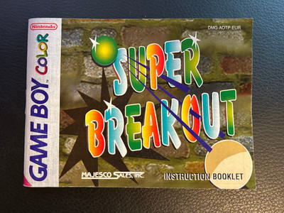Gameboy Color Anleitung - Super Breakout