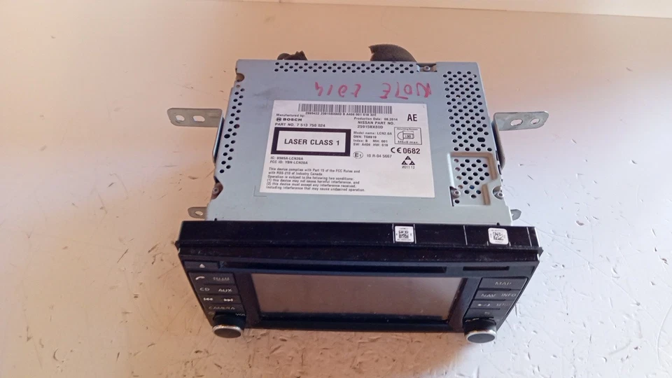 AUTORADIO PER NISSAN Note 2° Serie 25915BX80D (08>) - Immagine 4 di 4