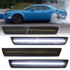 For 18-22 Dodge Challenger Srt Widebody Rt Front Rear Bumper Side Marker Lights