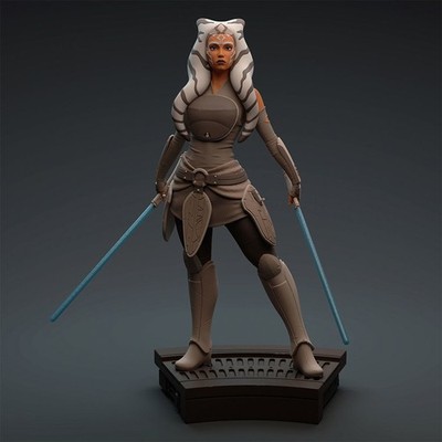 Ahsoka Tano 1/8 1/6 3D Print Figure Model Kit Unpainted Unassembled GK