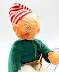 2002 Sewing Annalee Elf on Wooden Stand — photo 9