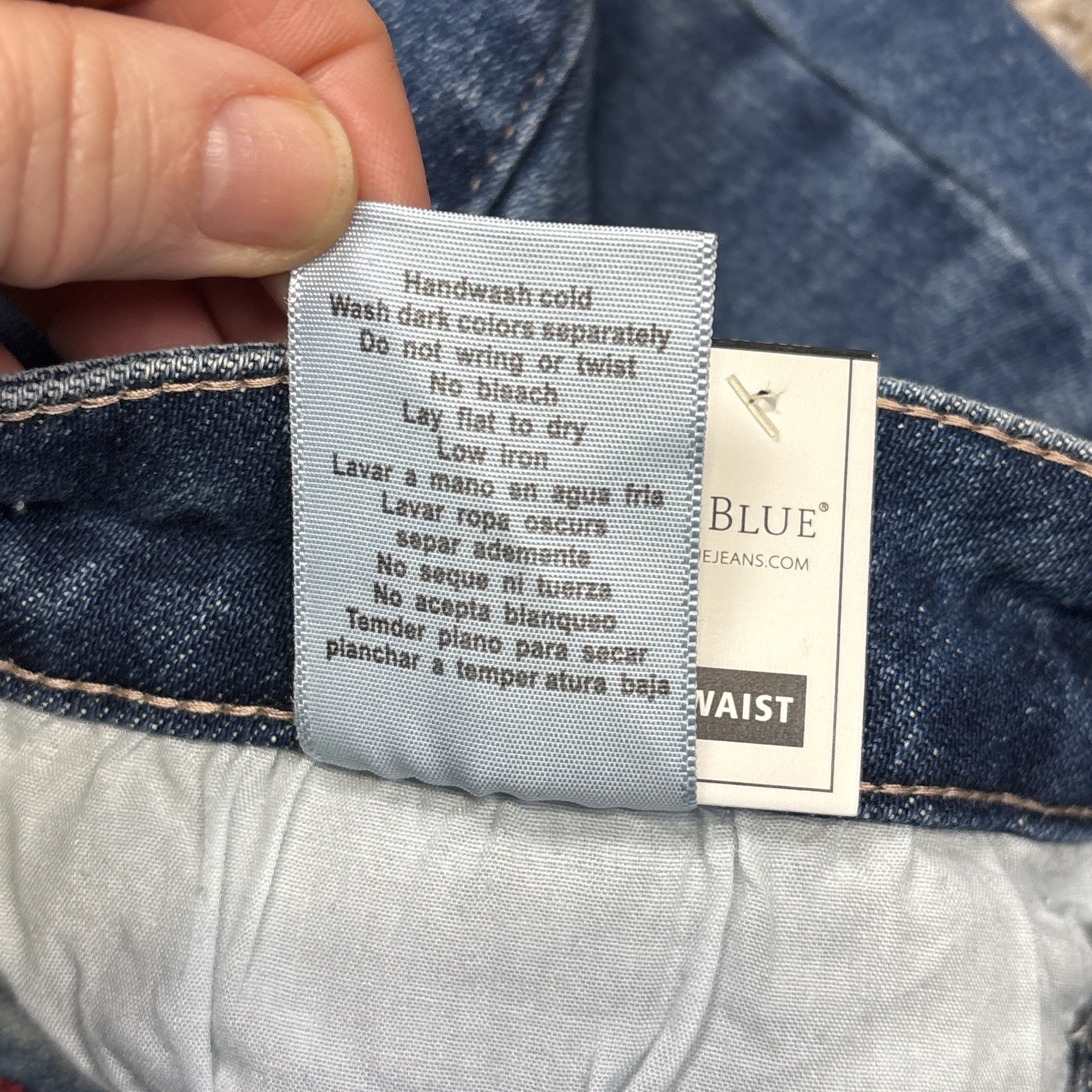 Judy Blue Straight Leg Jeans High Rise Womens 15/32 Fits 32 X 27.5 New With Tags - View 8