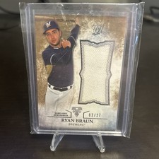 2015 Topps Triple Threads Unity Single Jumbo Relics /27 Ryan Braun #UJR-RBA