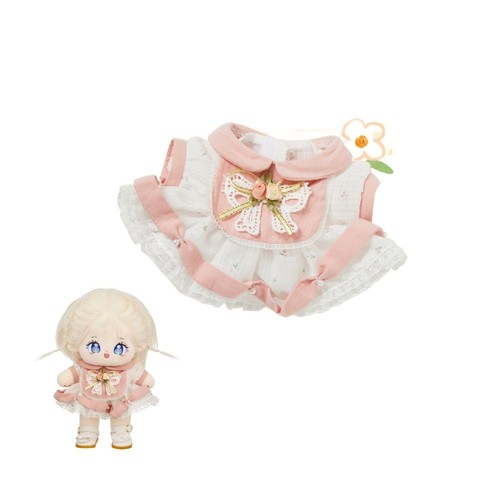 Lolita Vestito Abito Miniatura 20CM Mini Abito Set Bambola Cotone Imbottito - Foto 8 di 13