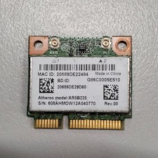 Atheros AR5B225 N150 802.11b/g/n Mini PCIe WiFi WLAN  BT 4.0 G86C0005E510