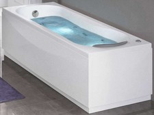Novellini Calypso Eco 160x70 cm Vasca da Bagno 2 Pannelli Idro Whirlpool 6 Getti