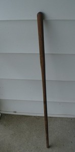 Vintage/Antique 34" Wood Cattle Prod (?) Frankfort Stock Yards L.H. McMurray Inc