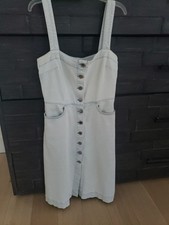 STELLA MCCARTNEY DENIM DRESS SIZE 40 LIGHT BLUE