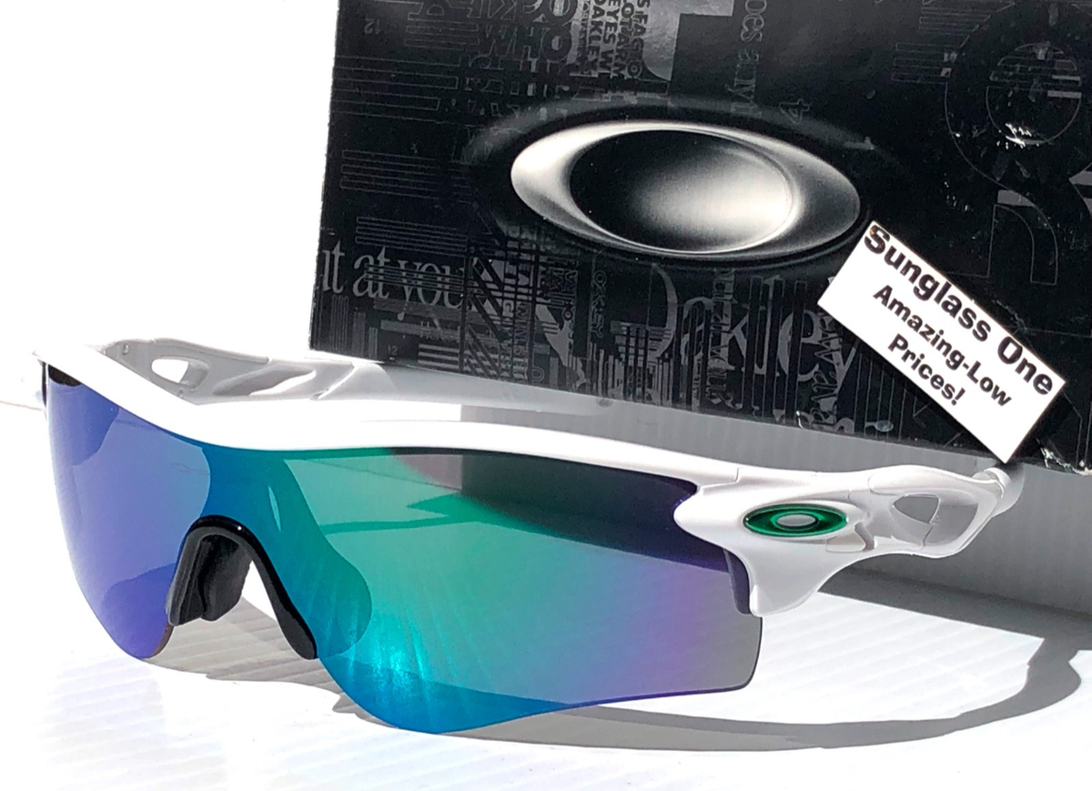 OAKLEY RADARLOCK PRIZM オークリー サングラス 白 NEW Oakley RADARLOCK Shiny White with Prizm Jade Lens Sunglass