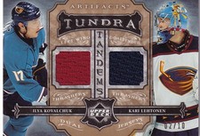 2006-07 UD Artifacts Tundra Tandems KOVALCHUK / LEHTONEN  2 / 10  Thrashers