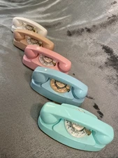 Vintage 1959 Bell System Princess Phone Salesman Promo Mini Phone FULL set OF 5
