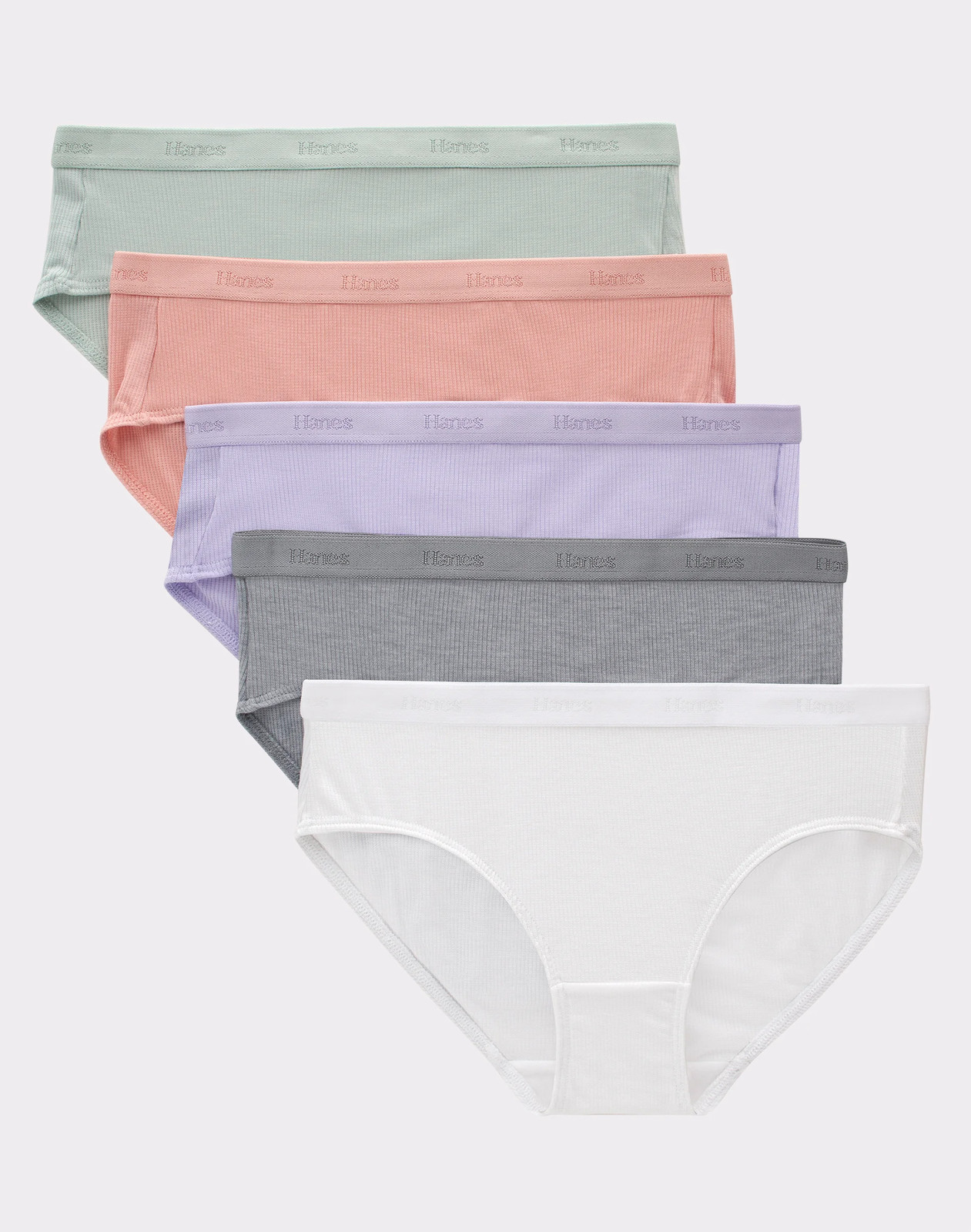 Hanes Originals Girls' SuperSoft Hipster Underwear, 5-PackOfficial Hanes Brands Store -- First Quality Authentic