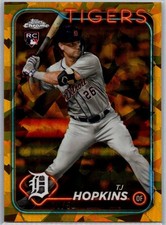 2024 Topps Chrome Update Sapphire Gold Refractor Rookie RC /50 TJ Hopkins