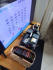 Atari 2600 CX2600 Console Bundle w/ Games, 2 Joysticks & 2 Paddles RF