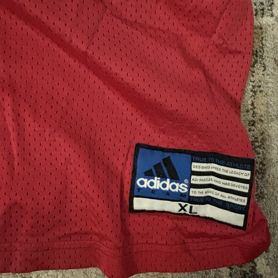 Camiseta San Francisco 49ers Jerry Rice 80 Adidas Equipo NFL Rojo Malla XL De Colección SF Foto 4 de 4