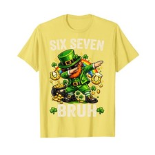 Bruh St Patricks Day Six Seven Kids Boys Men Women 67 Meme T-Shirt