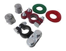 Battery Terminal CONNECTORS CLAMP Style Lead 6 to 2/0 Wire POS NEG CONNECTORS