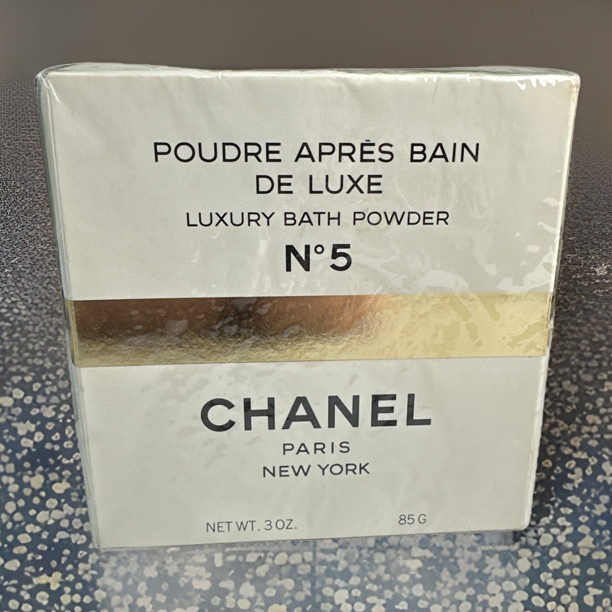 CHANEL N°5 Poudre Apres Bain de Luxe 💙🧡💛CHANEL No.5 POUDRE APRES BAIN DE LUXE 142g 5oz BODY