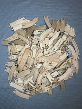 BRIO Thomas and Friends Wooden Railway Lot of 200 Assorted Track Pieces