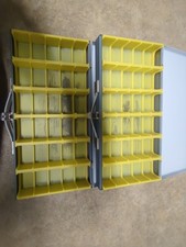 Slide Cases File Sorter Smith Victor Numbered Slide Metal SET of 2 VINTAGE