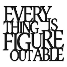 Home Office Decor Motivational Black Metal Wall Art Inspirational Farmhouse W...