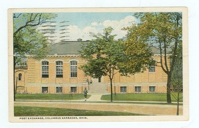 COLUMBUS,OHIO-POST EXCHANGE-BARRACKS-PM1917-W/B-(HOSP2-OH)