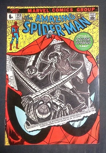 Amazing Spider-Man #113 Marvel Comics 1st appearance of Hammerhead F/VF