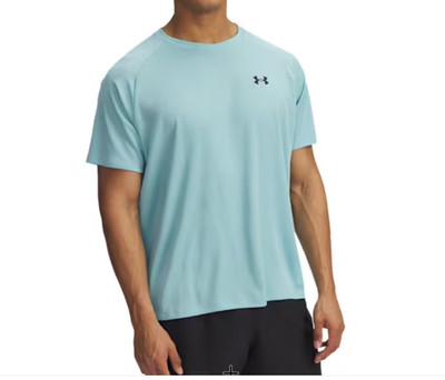 UNDER ARMOUR THE TECH TEE BLUE-GREEN Textured PERFORMANCE S/S T-SHIRT SZ: 3XL 3X