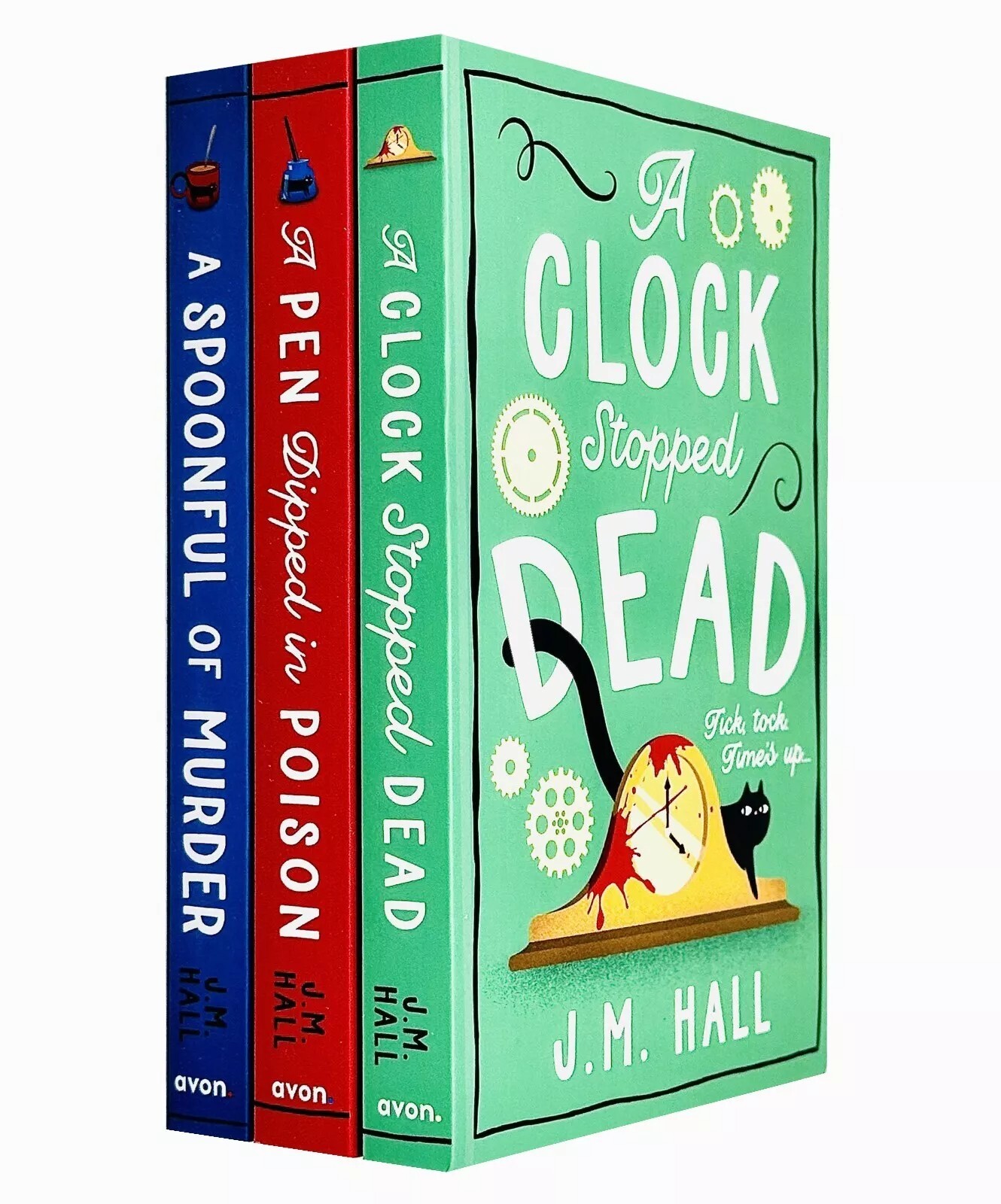J.M Hall 3 Books Collection Set A Spoonful of Murder, A Pen Dipped in Poison