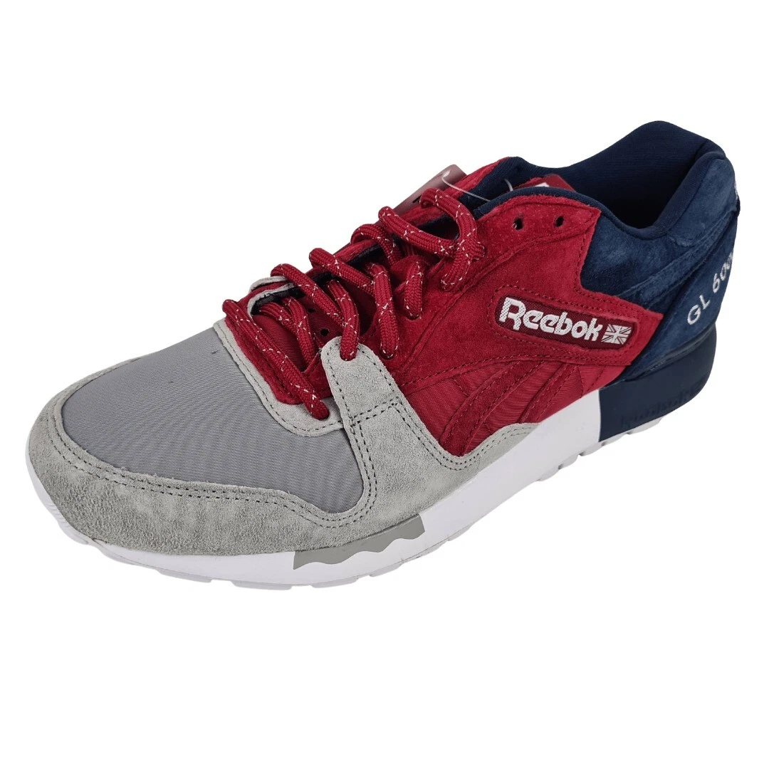 Reebok GL 6000 SNE Classic V69396 Sneaker Uomo Grigio Lthr Running Atletica Taglia 6