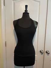 NWT Wild Fable Set of Two Women's Black Ribbed Racer Back Tank Top Size S