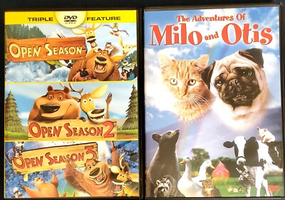 The Adventures of Milo and Otis & Open Season DVDs