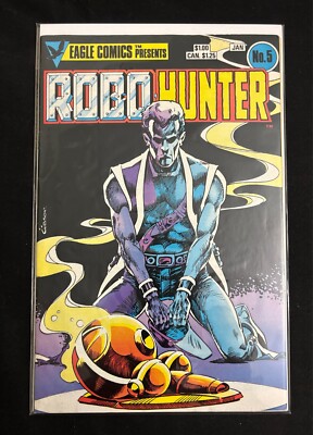 Robo Hunter #5 1985 Eagle Comics 2000 AD Sci Fi Bagged Boarded