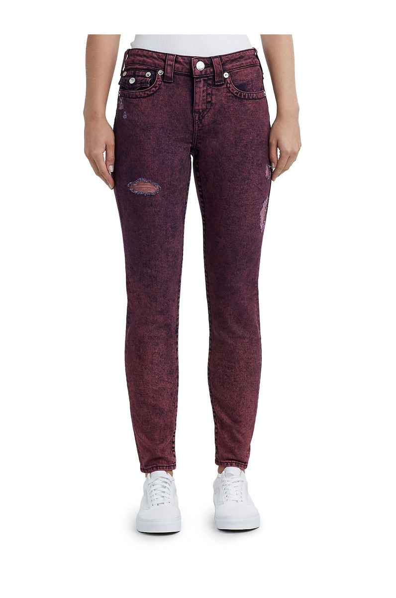 True Religion Women's Super Skinny W Flaps Jeans Size 24 NWT