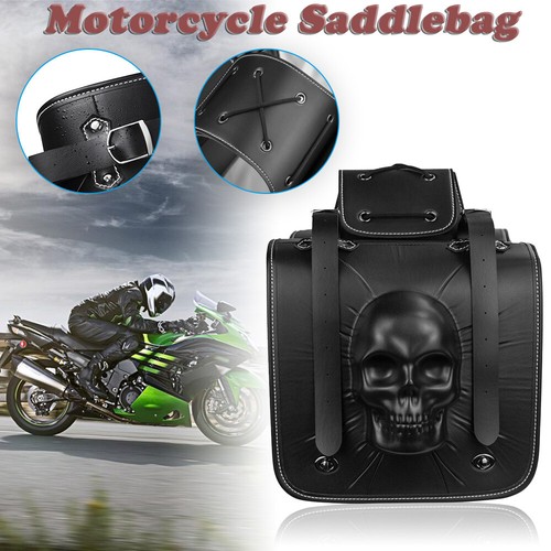 Motorcycle Saddle Bag Tool Side Bag Fit For Indian Chief Vintage Panniers - Picture 3 of 24