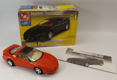 AmT 1996 Pontiac Firebird Snapfast Super Rapide Model Kit BUILT - Red