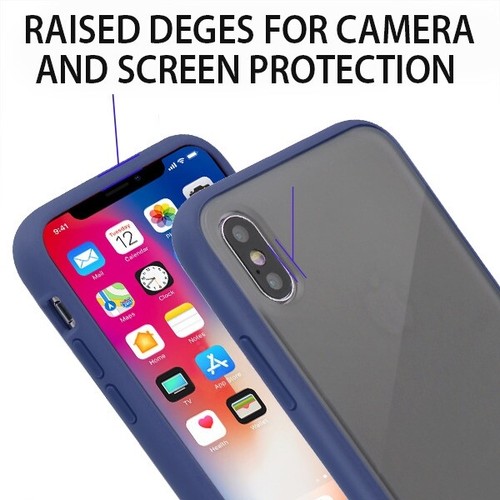 Funda híbrida de goma TPU a prueba de golpes para iPhone XS Max XR X 7 8 6 Plus - Imagen 35 de 60