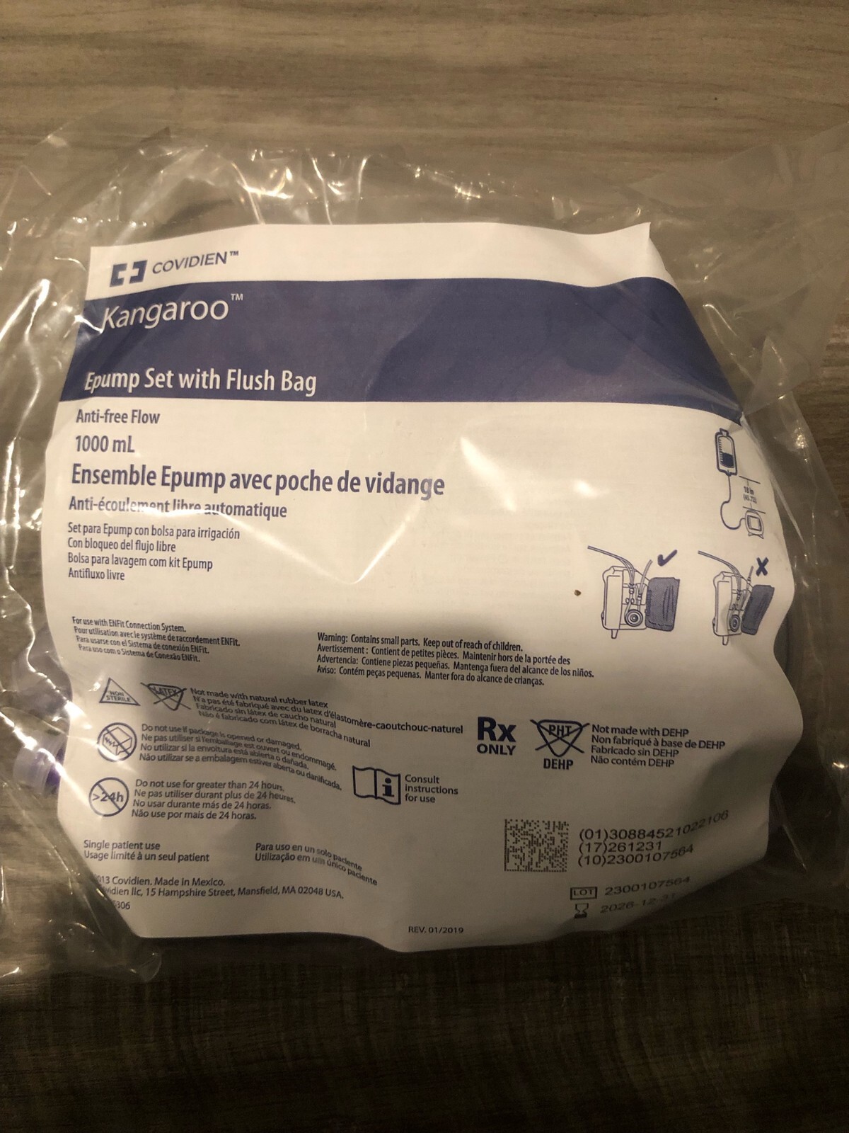 NIP (LOT OF 30) “KANGAROO JOEY” 1000 ml PUMP SET w/FLUSH BAG 763662 eBay