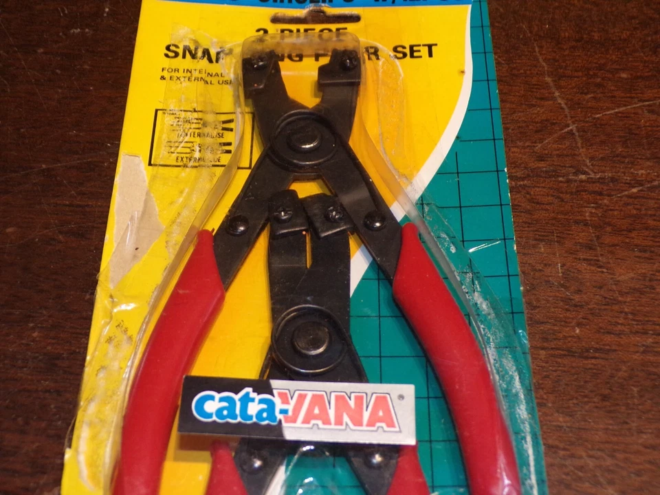 Pinces circlips W/12 pcs - 2 pièces snap ring plier set CATAVANA - Photo 3/4