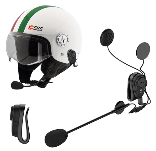 AURICOLARE BLUETOOTH STEREO PER CASCO SGS IPX4 | eBay