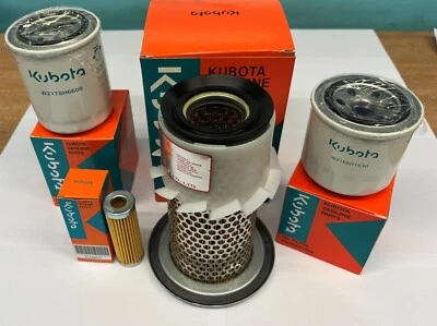 GENUINE FILTER KIT FOR KUBOTA B1550HST OIL/FUEL/AIR/HYDRO FILTERS FREE DPD DEL