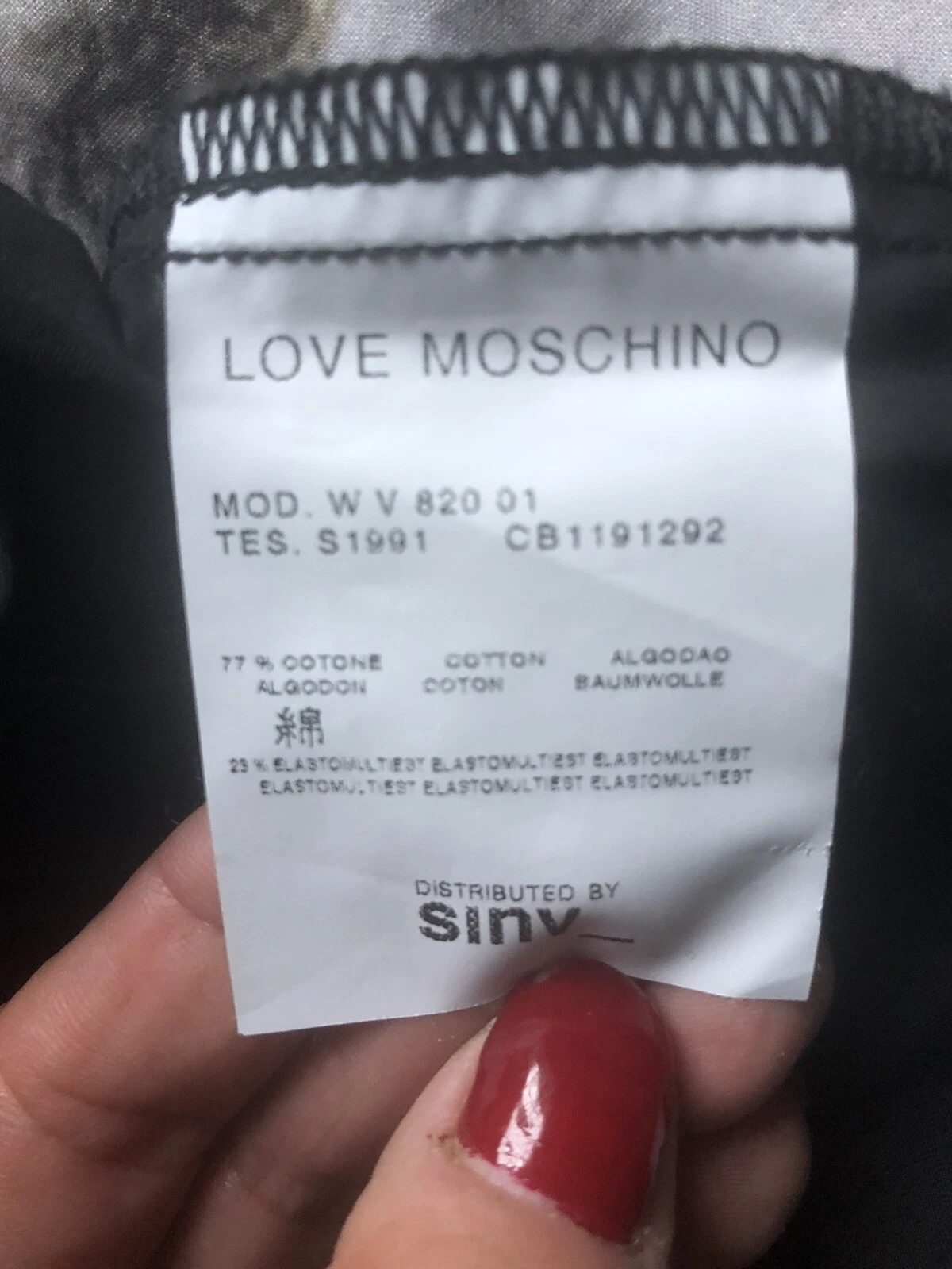 Abito Love Moschino taglia 10 *NUOVO*