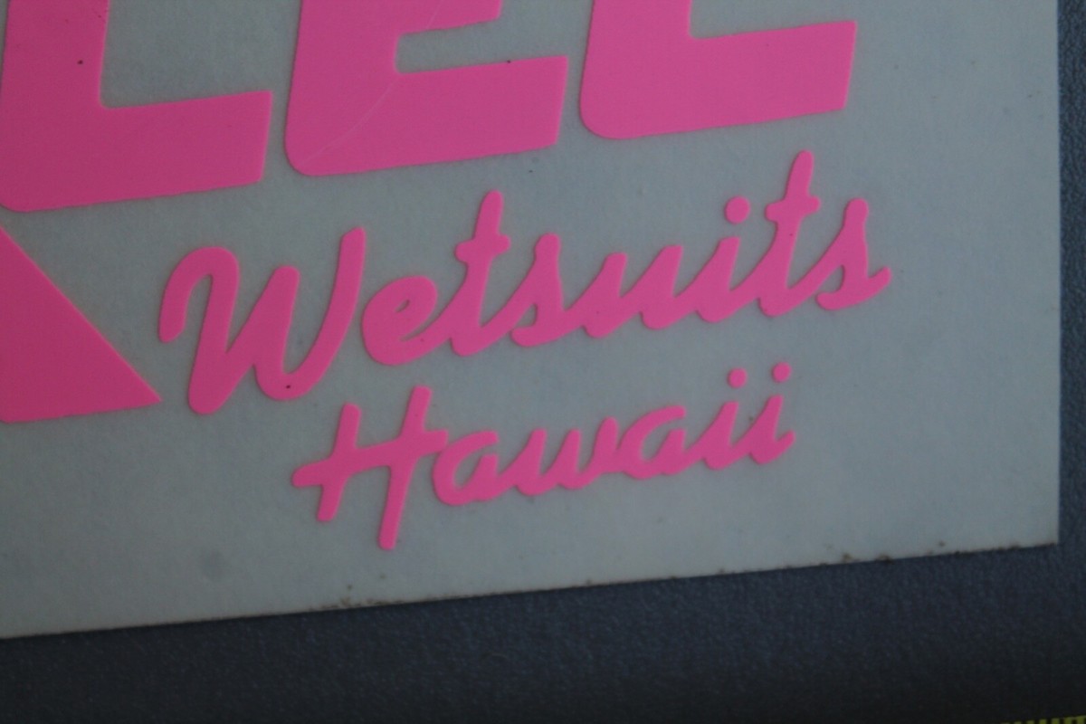 XCEL Wetsuits Hawaii Clear Neon Pink 80's Original V58A